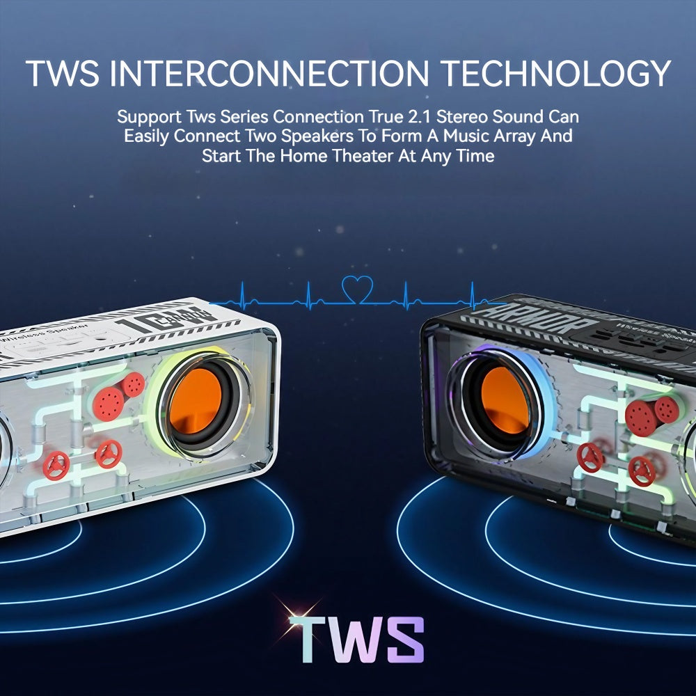 Brehn | Neon Tech Punk-Style Wireless Lautsprecher
