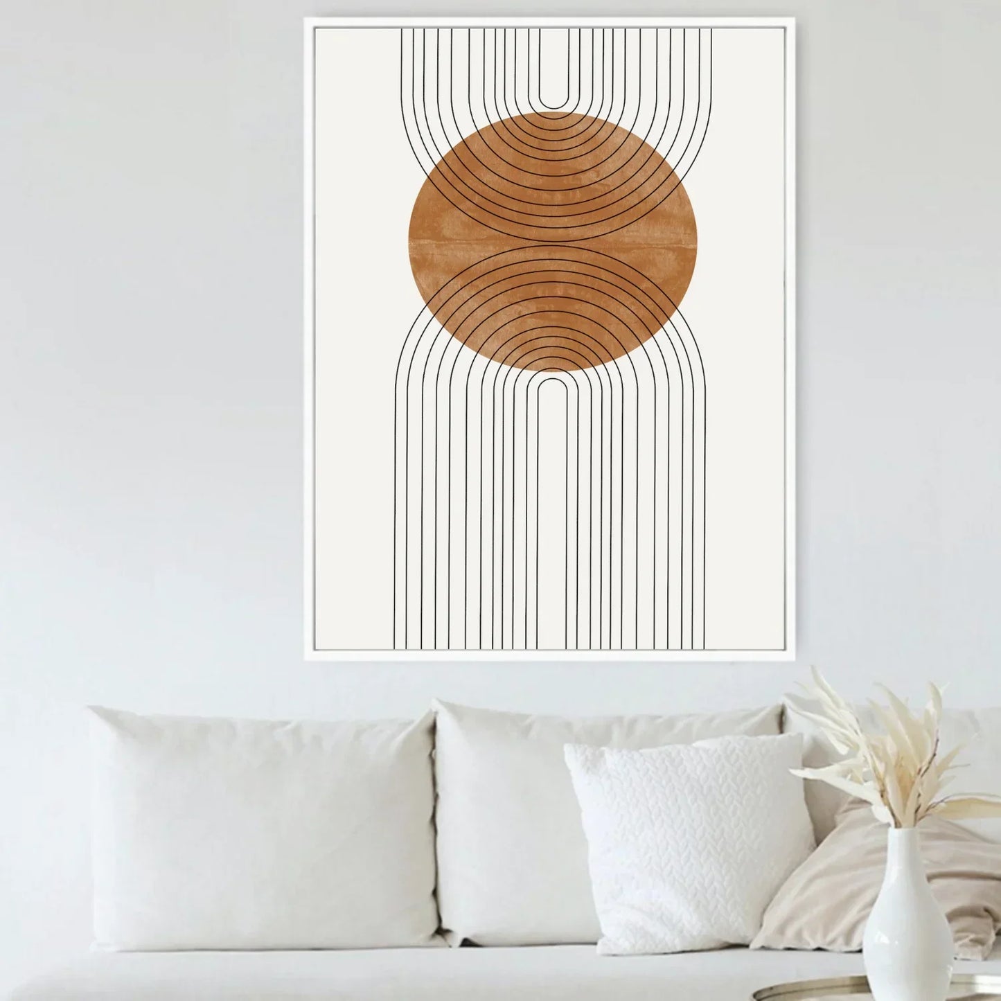 Neutrale Farben Geometrische Wandkunst Feine Kunst Leinwanddrucke Minimalistische Bilder Für Modernes Wohnzimmer Esszimmer Schlafzimmer Kunst Dekor