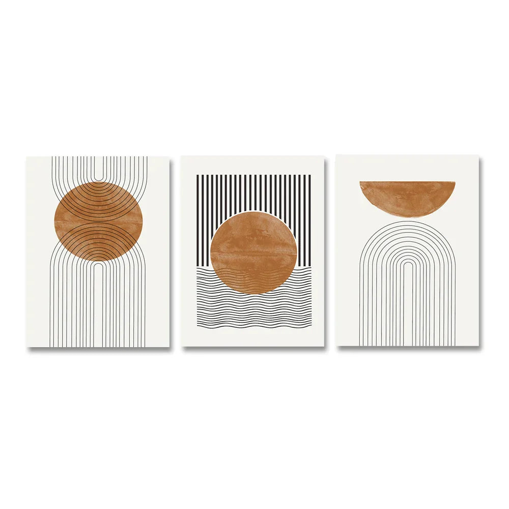 Neutrale Farben Geometrische Wandkunst Feine Kunst Leinwanddrucke Minimalistische Bilder Für Modernes Wohnzimmer Esszimmer Schlafzimmer Kunst Dekor