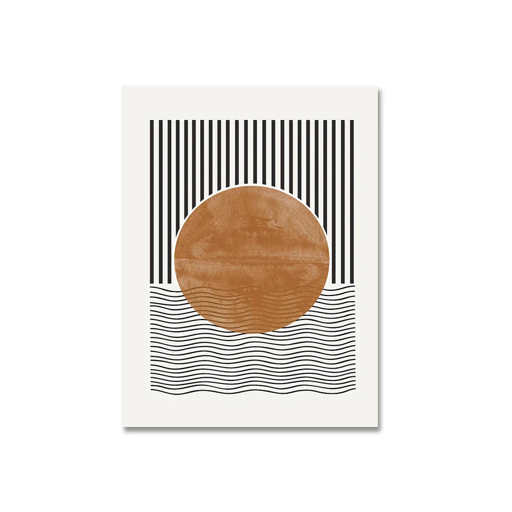 Neutrale Farben Geometrische Wandkunst Feine Kunst Leinwanddrucke Minimalistische Bilder Für Modernes Wohnzimmer Esszimmer Schlafzimmer Kunst Dekor