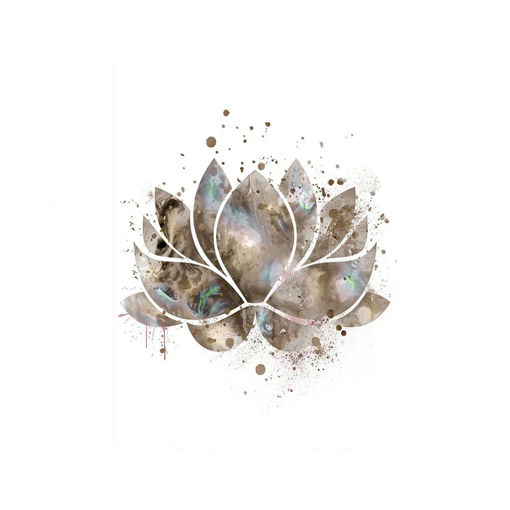 Neutrale Farben Minimalistische Meditationsposter Wandkunst Feine Kunst Leinwanddrucke Lotusblume Buddha Bilder Für Yoga Studio Schlafzimmer Wohnzimmer Kunstdekoration
