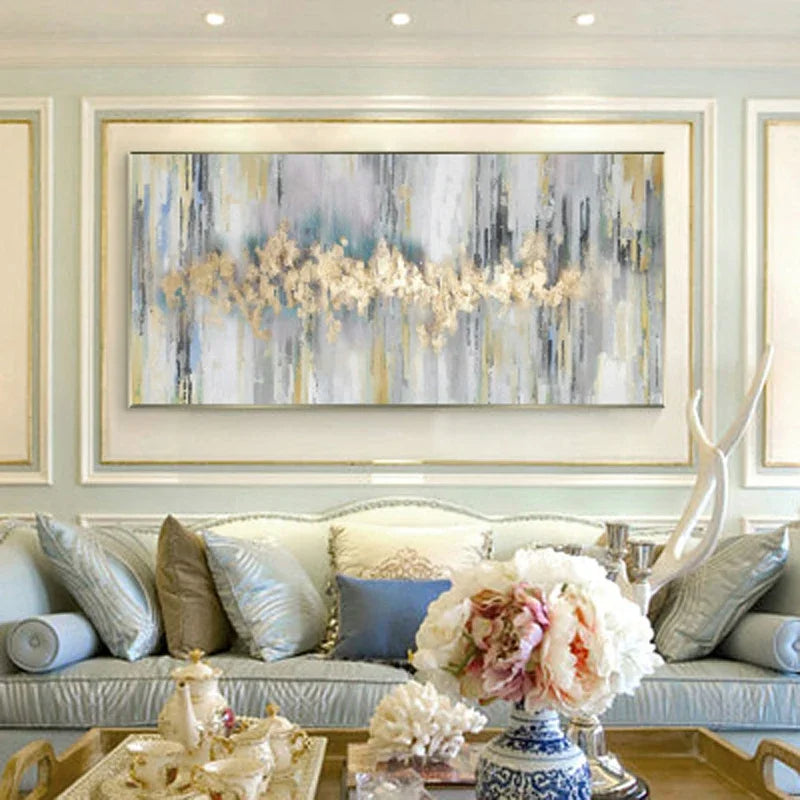 Neutrale Farben Vintage Abstract Grün Beige Grau Wandkunst Fine Art Leinwanddrucke Zeitgenössisches Bild Für Wohnzimmer Schlafzimmer Kunstdekoration | Brehn