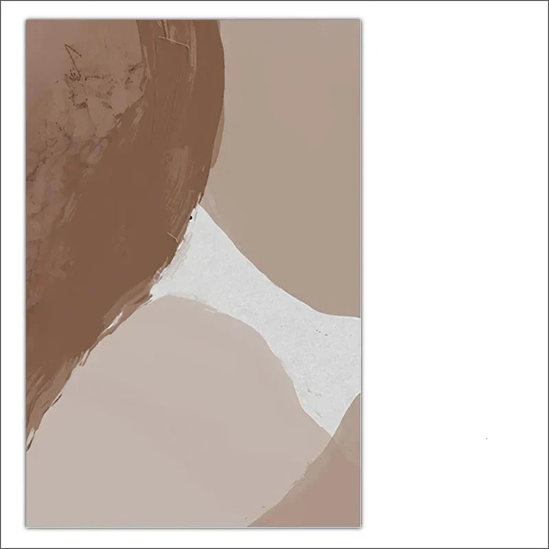 Neutrale Töne Beige Braun Weiß Abstrakte Wandkunst Fine Art Leinwanddrucke Nordic Bilder für Wohnzimmer Schlafzimmer Zeitgenössische Wohnkultur