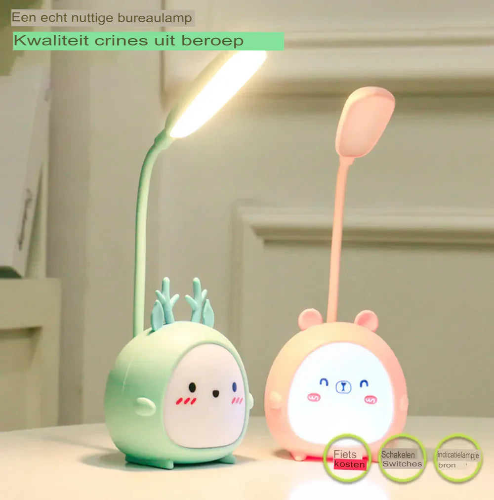 Kinderleselampe mit Augenschutz und USB-Nachtlicht - BrightBuddy | Brehn