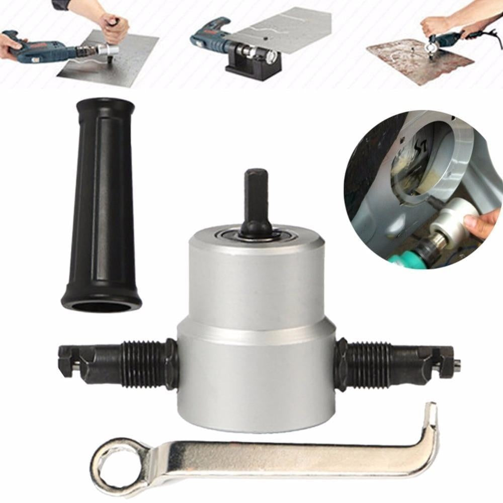 Doppelkopf-Blech-Nibbler-Bohrer-Anschluss | Brehn