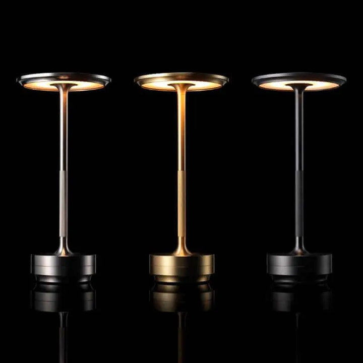 Brehn | Wiederaufladbare Drahtlose Eleganz Tischlampe - Schaffen Sie eine luxuriöse Atmosphäre in jedem Raum
