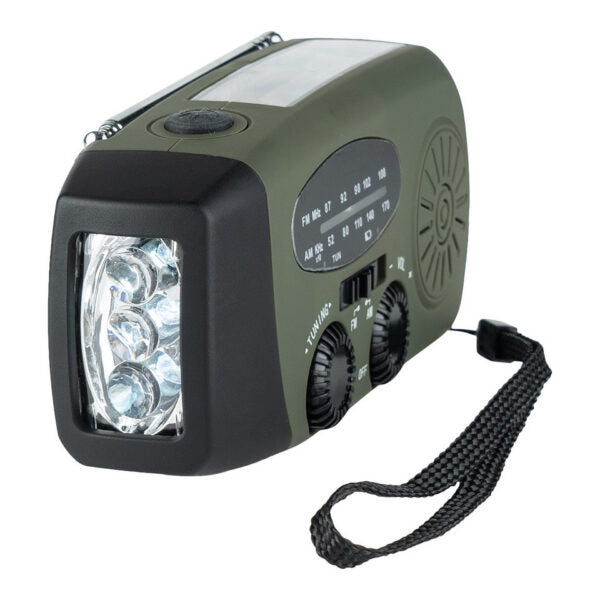 NoodRadio PowerSafe Mini – Kompakte Notfallradio mit Taschenlampe und Powerbank | Brehn