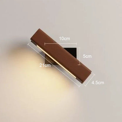 LED Wandleuchte aus Holz – Moderne Wandlampe für Schlafzimmer | Brehn