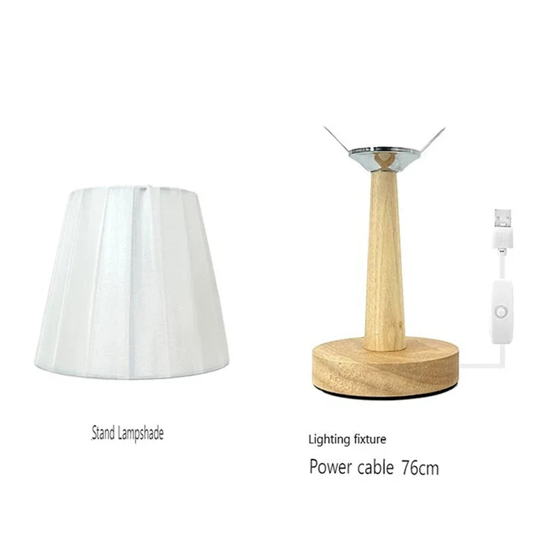 Brehn | Moderne dimmbare LED Tischlampe - für Schlafzimmer und Wohnzimmer