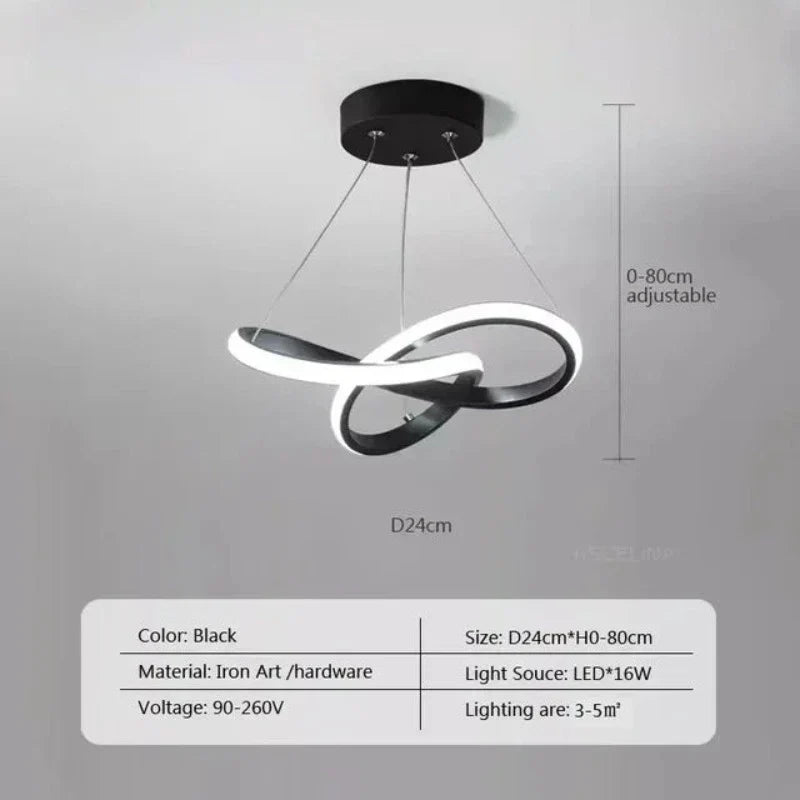 LumiWave LED-Deckenleuchte | Energieeffiziente Designleuchte für Wohnzimmer, Schlafzimmer & Küche | Moderne LED-Beleuchtung