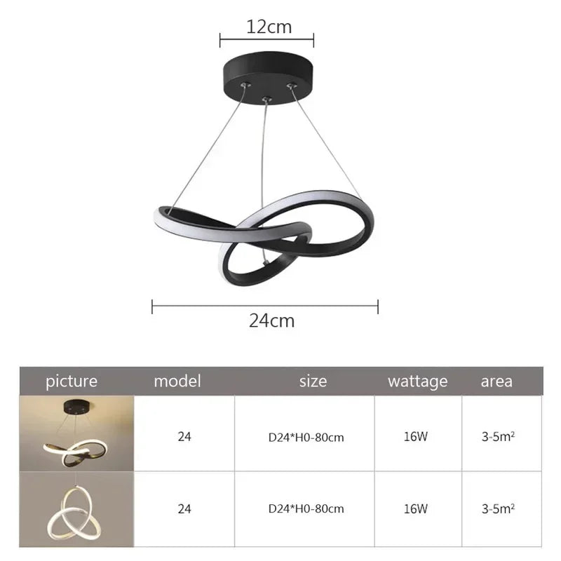LumiWave LED-Deckenleuchte | Energieeffiziente Designleuchte für Wohnzimmer, Schlafzimmer & Küche | Moderne LED-Beleuchtung