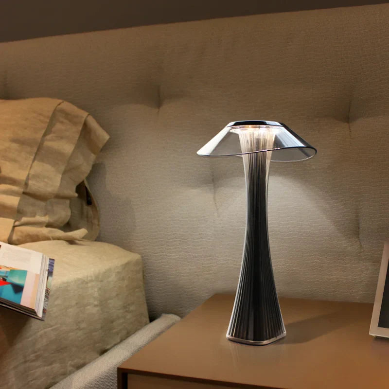 Dimmable LED Tischlampe – Moderne Nachttischlampe mit Touch-Steuerung, elegantes Licht für Schlafzimmer & Wohnzimmer | Brehn