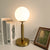 Nordic LED-Tischlampe mit Glasball – Minimalistisches Design für Wohnzimmer und Schlafzimmer | Brehn