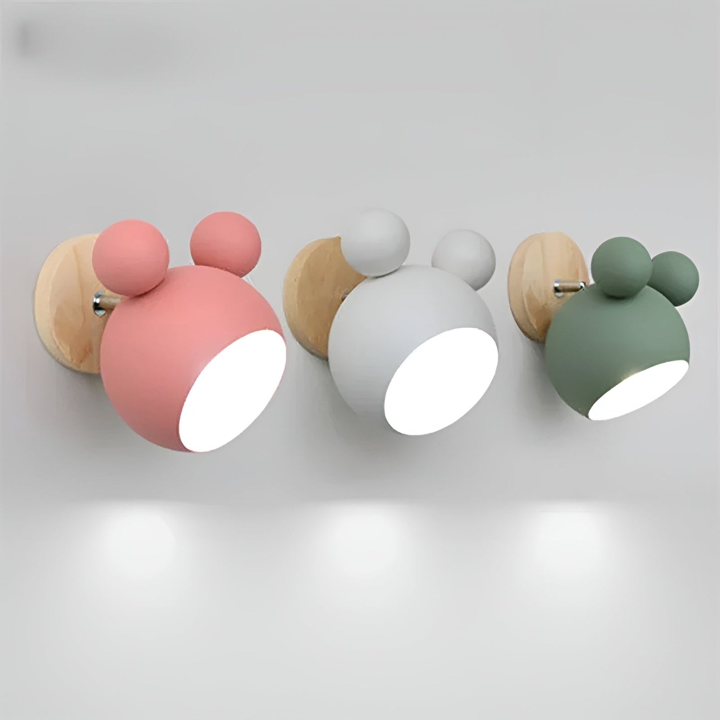 Wandleuchte im Mickey-Mouse-Design - dekorativ und modern | Perfekt für Kinderzimmer und Woonkamer