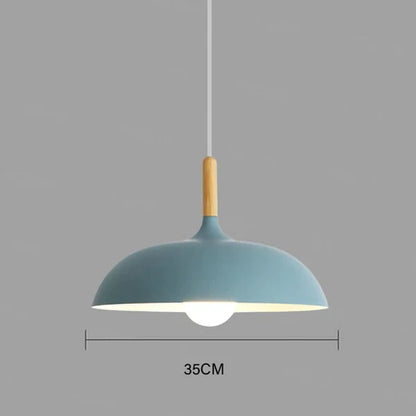 Moderne Skandinavische LED-Hängeleuchte – Pendelleuchte aus Eiche für Wohnzimmer, Küche und Esszimmer | Brehn
