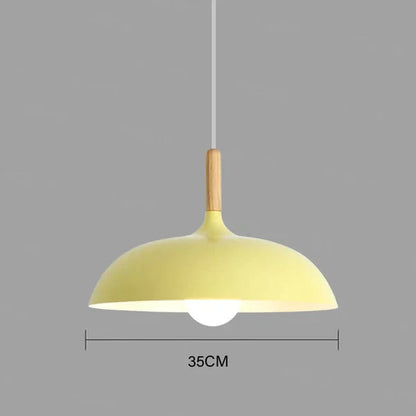 Moderne Skandinavische LED-Hängeleuchte – Pendelleuchte aus Eiche für Wohnzimmer, Küche und Esszimmer | Brehn