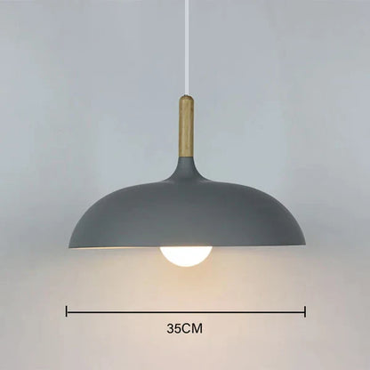 Moderne Skandinavische LED-Hängeleuchte – Pendelleuchte aus Eiche für Wohnzimmer, Küche und Esszimmer | Brehn