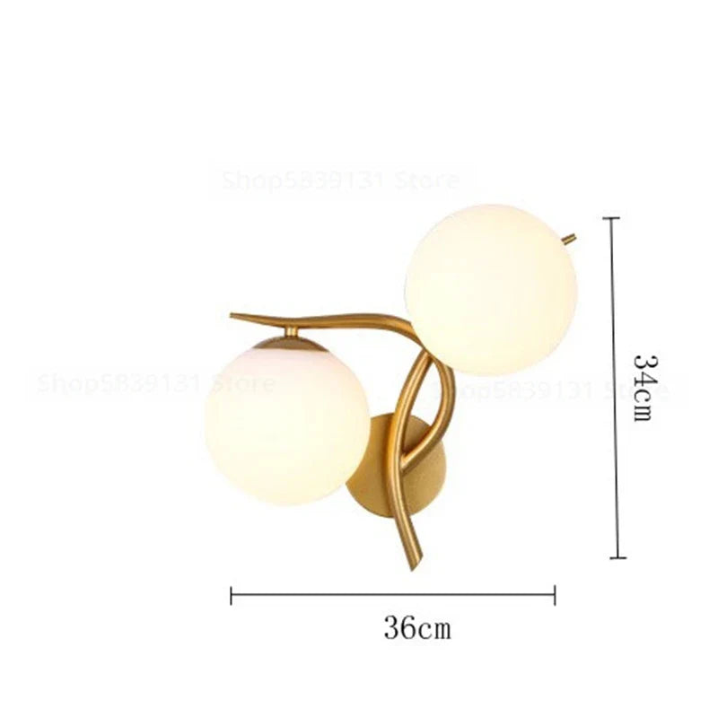 Moderne skandinavische Wandlampe aus Eisen – Minimalistische LED-Wandleuchte für Wohnzimmer & Schlafzimmer | Brehn