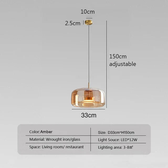 Minimalistische Glaspendelleuchte – Elegante und schlichte Beleuchtung für jeden Raum