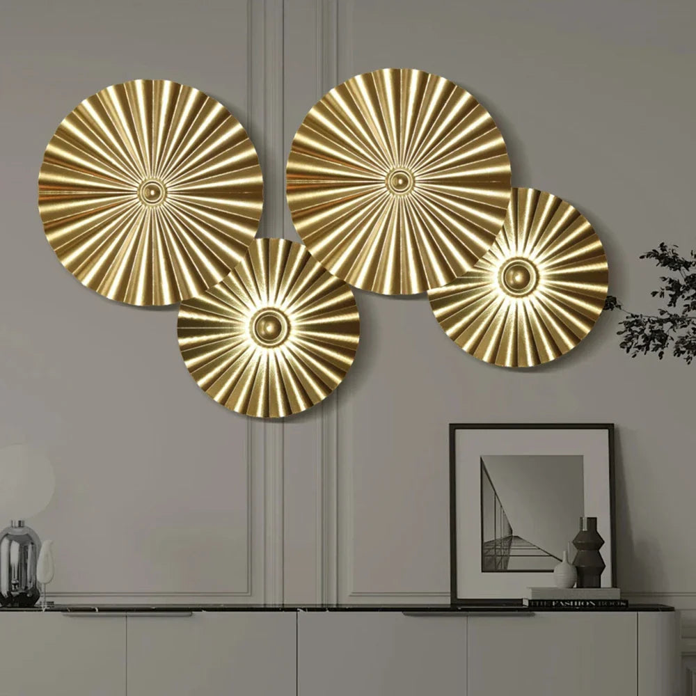 Brehn | Nordischer Gold-Wandbehang