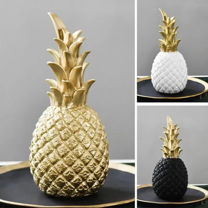 Goldene Ananas Wohnkultur