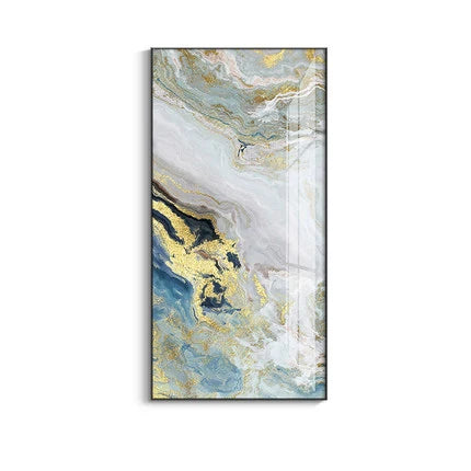 Nordic Aqua Blau Grün Goldene Flüssige Marmor Druck Wandkunst Feine Kunst Leinwand Drucken Bilder Für Luxus Wohnzimmer Foyer Hotel Zimmer Dekor | Brehn