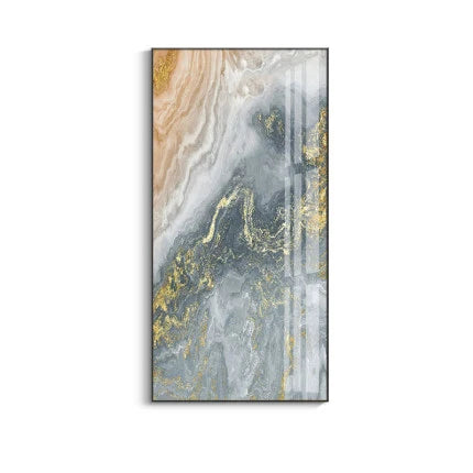 Nordic Aqua Blau Grün Goldene Flüssige Marmor Druck Wandkunst Feine Kunst Leinwand Drucken Bilder Für Luxus Wohnzimmer Foyer Hotel Zimmer Dekor | Brehn