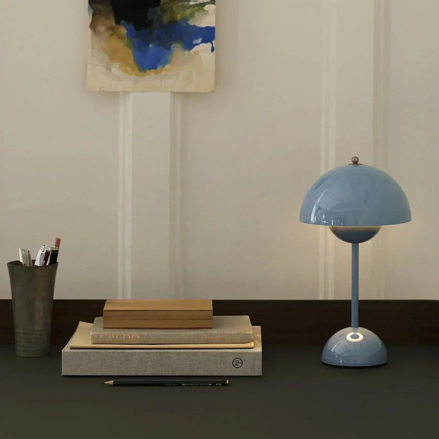 Brehn | NordicGlow Luxe Moderne Pilz Schreibtischlampe