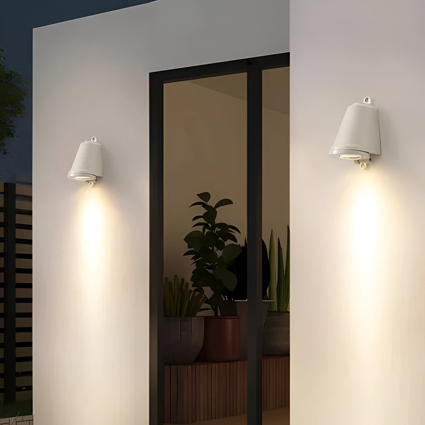Brehn | Minimalistische LED Außenwandleuchte