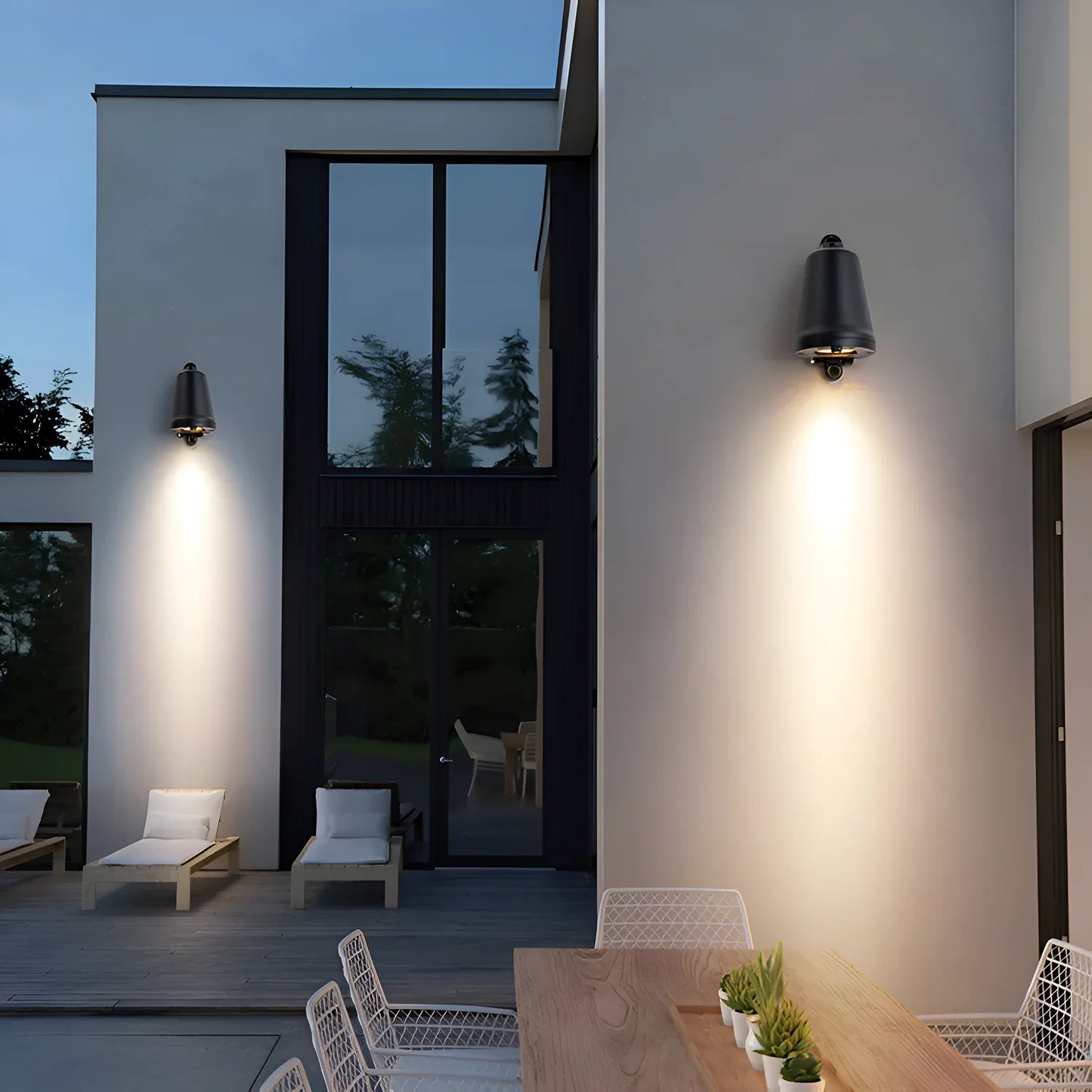Brehn | Minimalistische LED Außenwandleuchte
