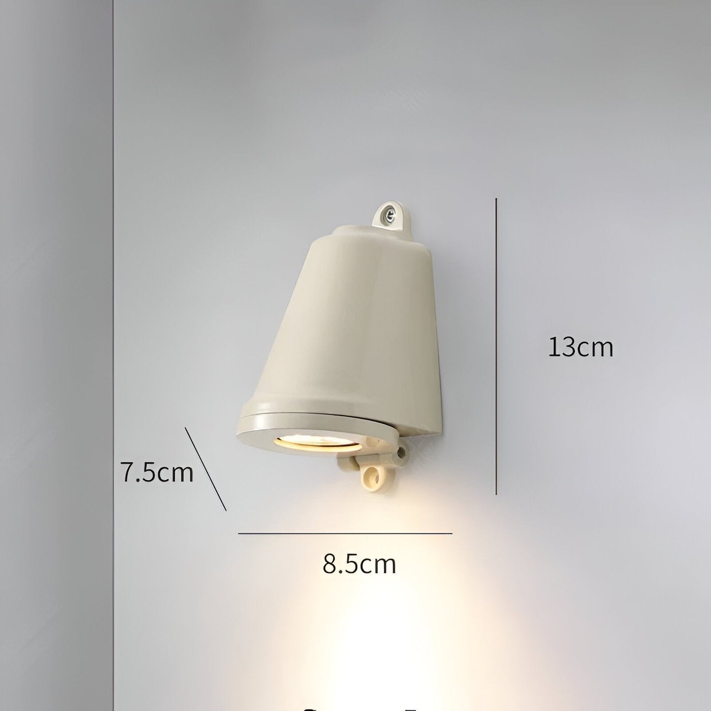 Brehn | Minimalistische LED Außenwandleuchte