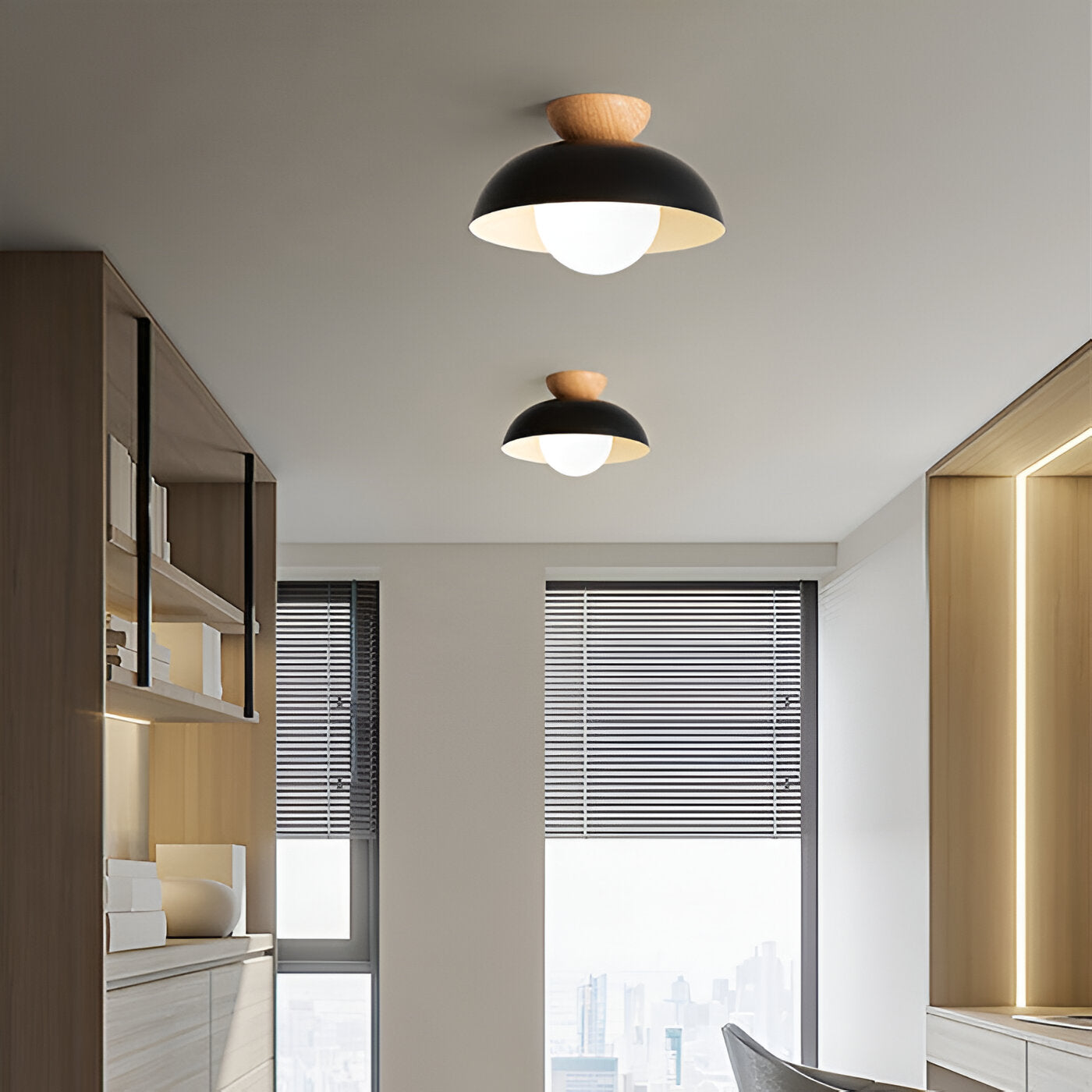 Brehn | Minimalistische nordische LED-Deckenleuchte