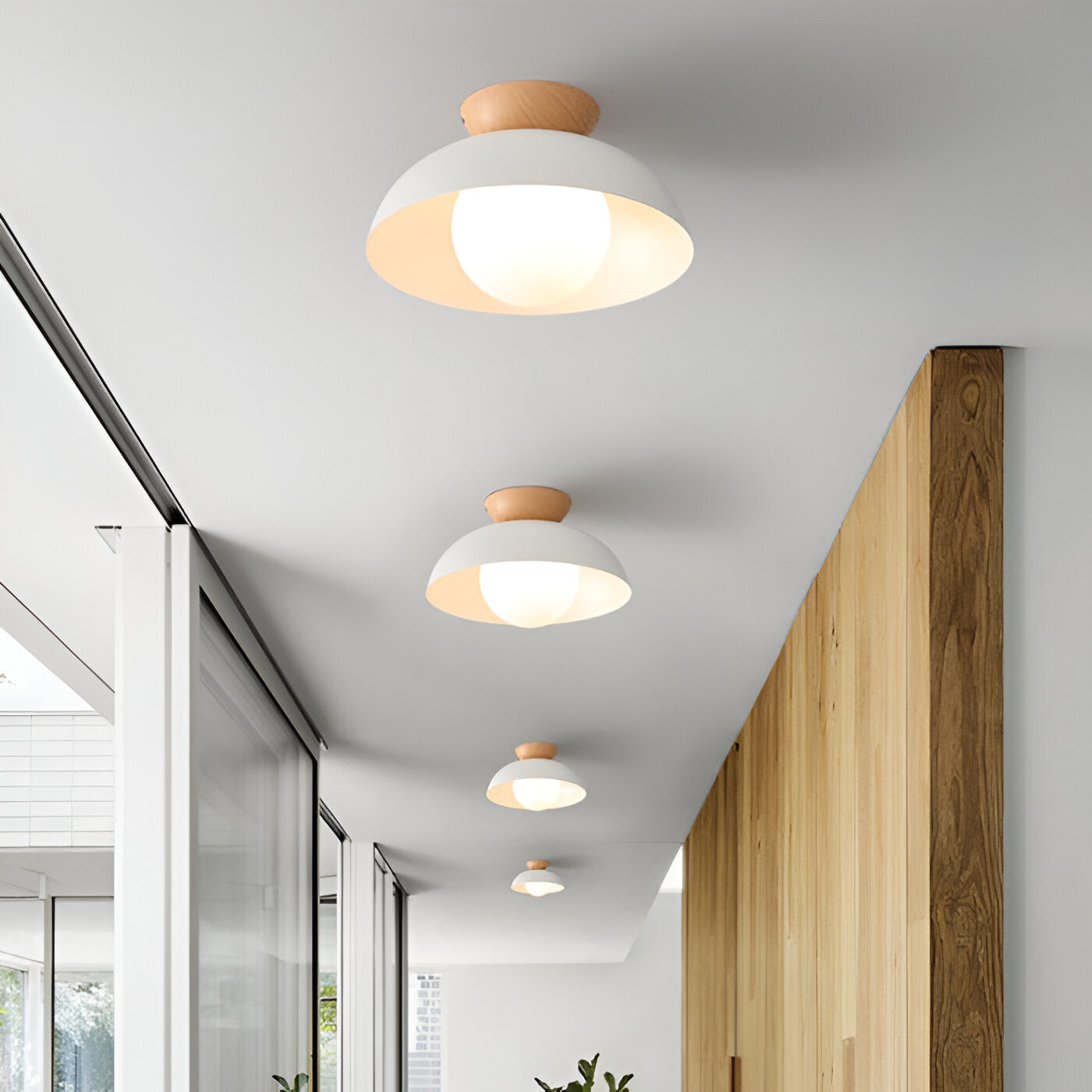 Brehn | Minimalistische nordische LED-Deckenleuchte