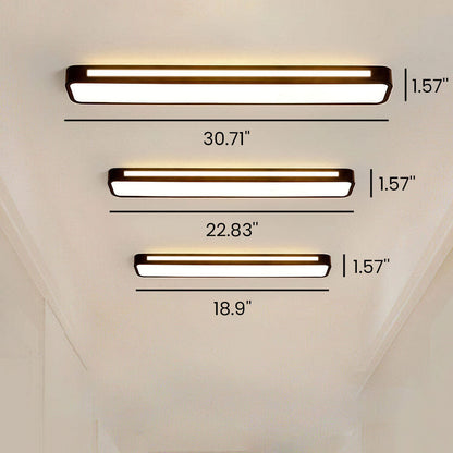Nordische minimalistische lange LED-Deckenleuchte