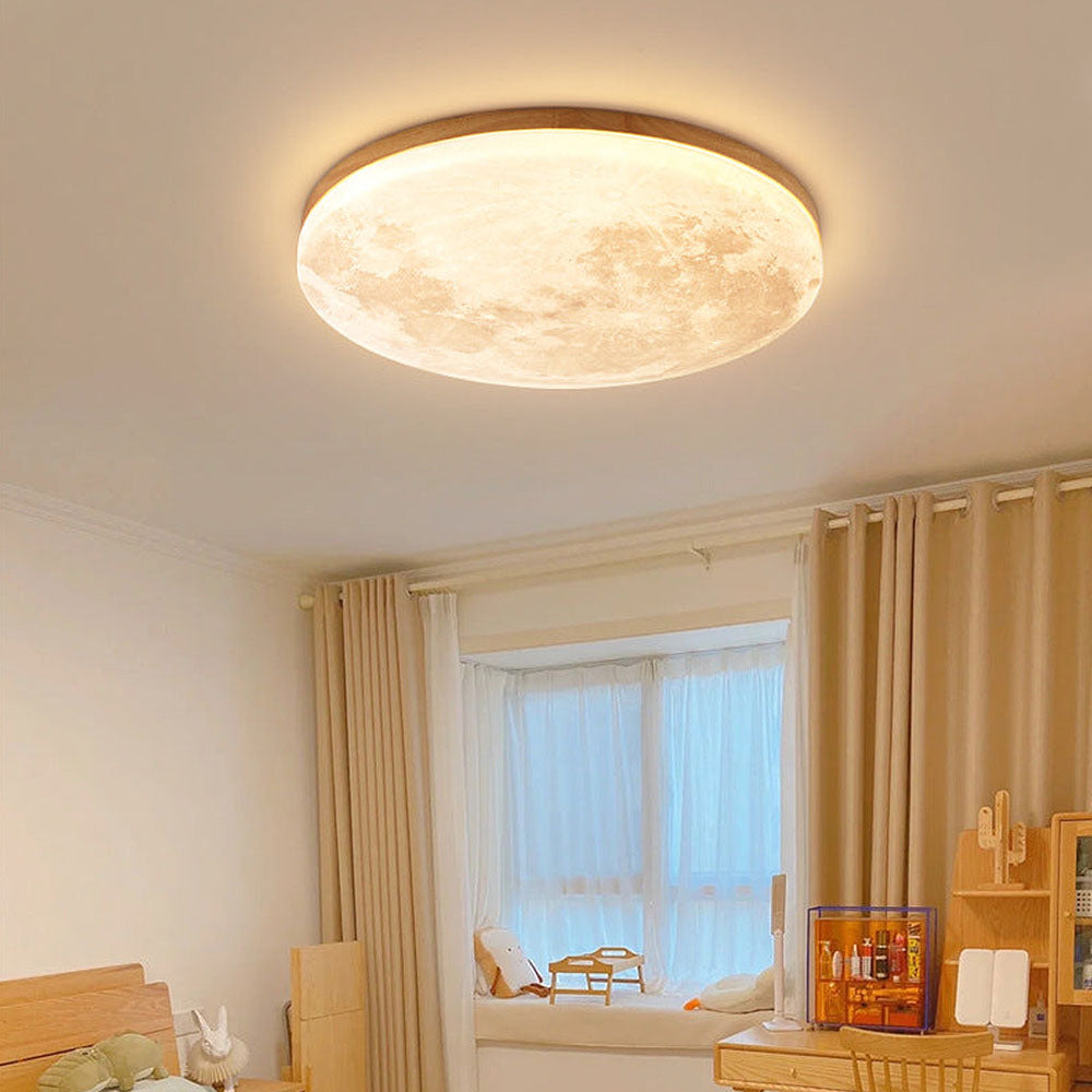 Brehn | LunaGlow - Mondlampe Deckenlampe Mit Weicher LED-Beleuchtung