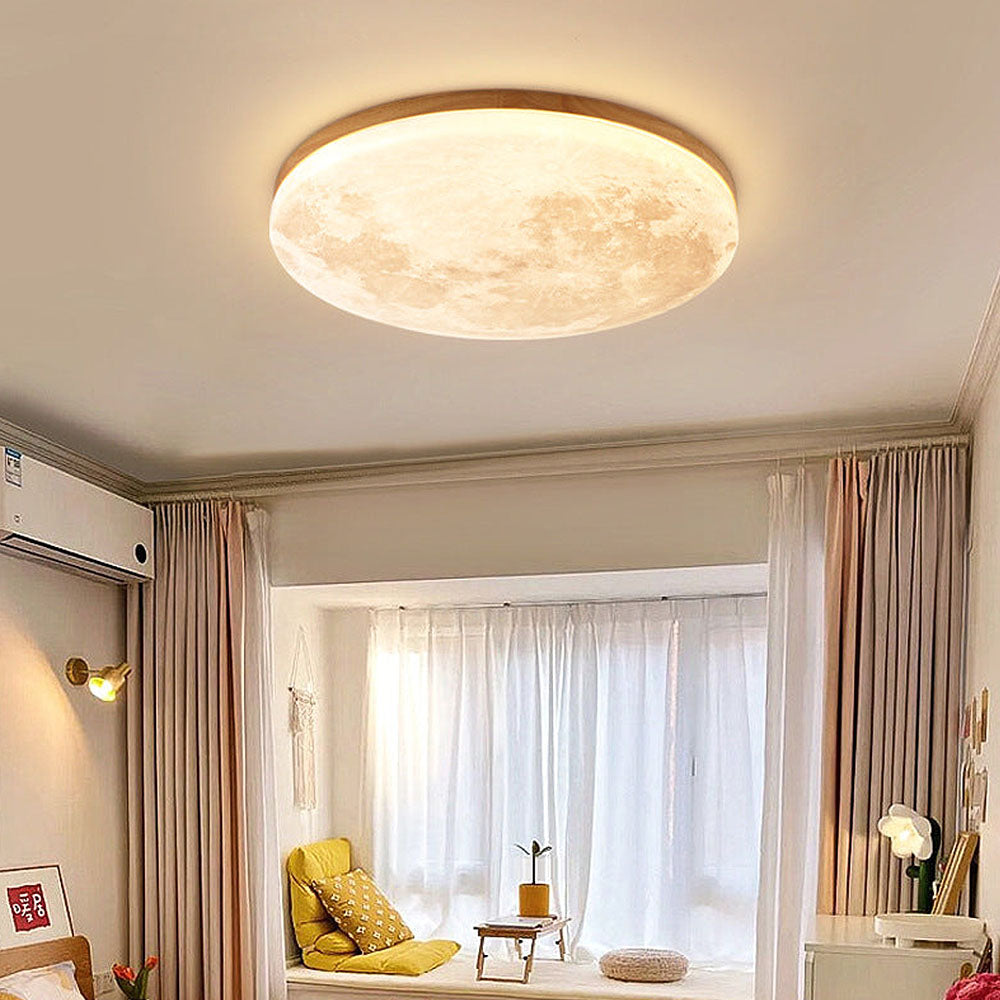 Brehn | LunaGlow - Mondlampe Deckenlampe Mit Weicher LED-Beleuchtung