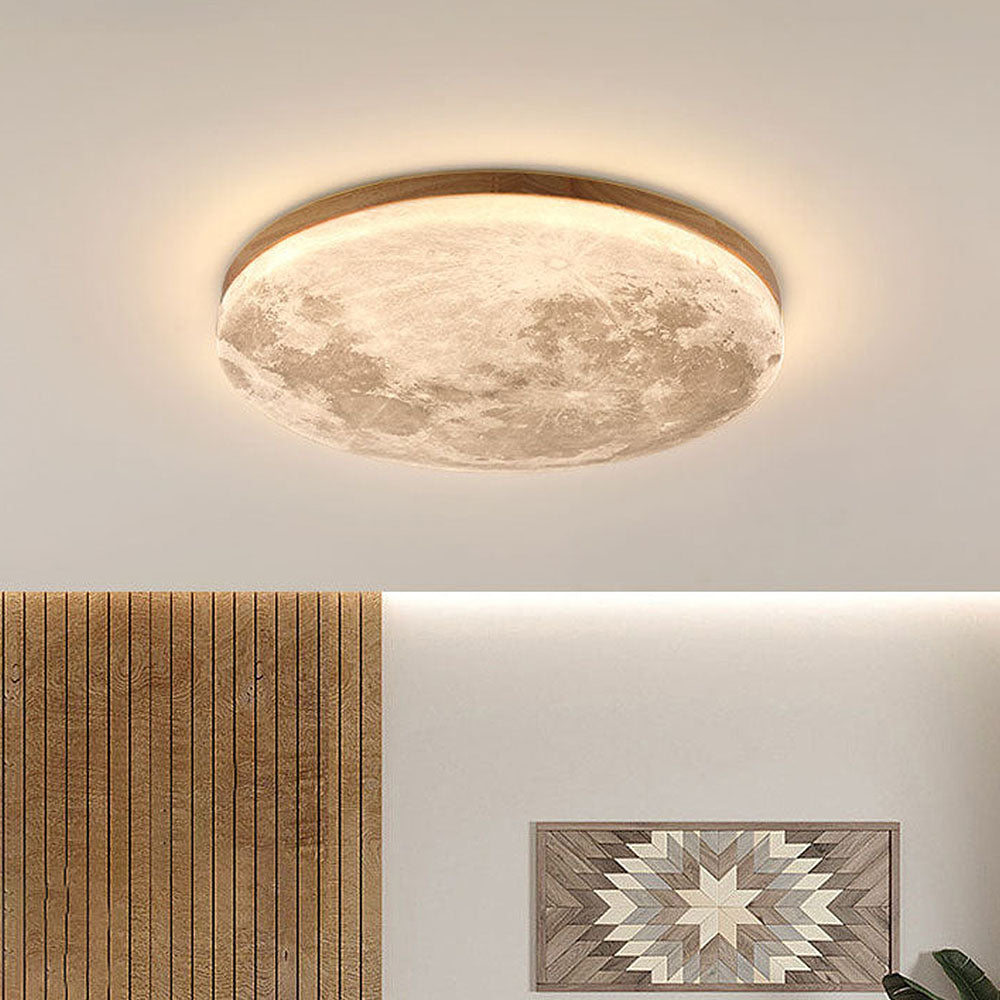 Brehn | LunaGlow - Mondlampe Deckenlampe Mit Weicher LED-Beleuchtung
