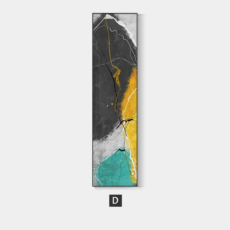 Nordic Abstract Geomorphic Color Block Wandkunst Fine Art Leinwanddrucke Vertikales Format Bilder Für Wohnzimmer Schlafzimmer Eingang Flur Wanddeko | Brehn