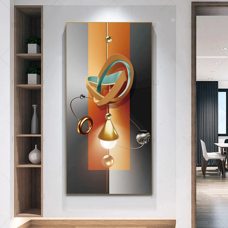 Nordic Celestial Harmony Wandkunst Feine Kunstdrucke Leichte Luxus Abstrakte Glücksbringer Bilder Für Modernes Apartment Wohnzimmer Flur Kunst Dekor