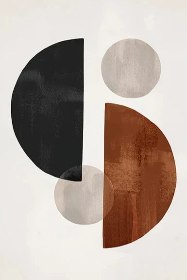 Nordic Minimalist Geometrische Abstrakte Wandkunst Fein Kunst Leinwand Drucke Beige Schwarz Abstrakte Bilder Für Moderne Wohnung Dekor