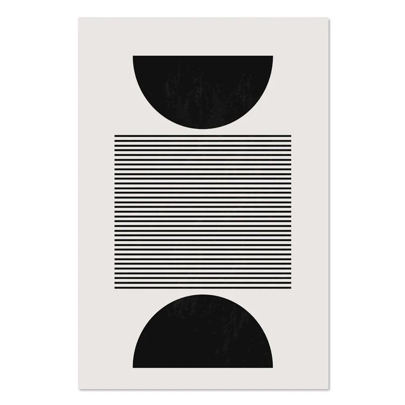 Nordic Minimalist Geometrische Abstrakte Wandkunst Fein Kunst Leinwand Drucke Beige Schwarz Abstrakte Bilder Für Moderne Wohnung Dekor