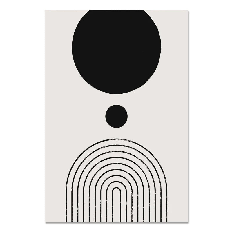 Nordic Minimalist Geometrische Abstrakte Wandkunst Fein Kunst Leinwand Drucke Beige Schwarz Abstrakte Bilder Für Moderne Wohnung Dekor