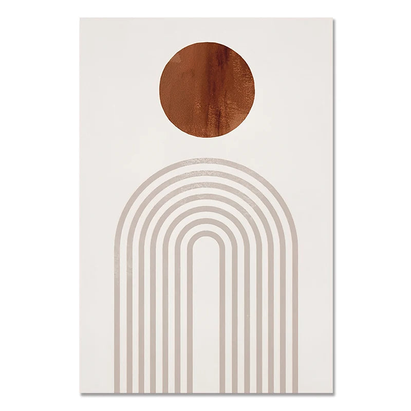 Nordic Minimalist Geometrische Abstrakte Wandkunst Fein Kunst Leinwand Drucke Beige Schwarz Abstrakte Bilder Für Moderne Wohnung Dekor