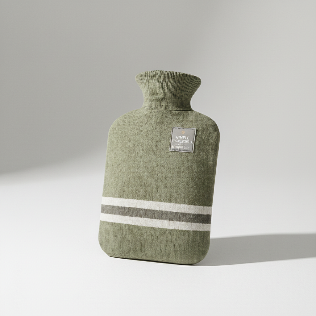 Wärmeflasche 2L mit Strickbezug | Brehn