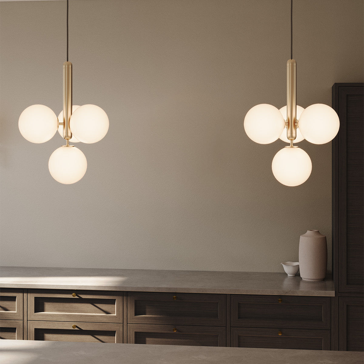 Brehn | Moderne Glas Pendelleuchte