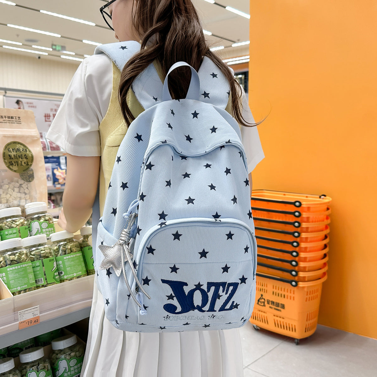 Stylische Sternenbedruckte Rucksack Brehn