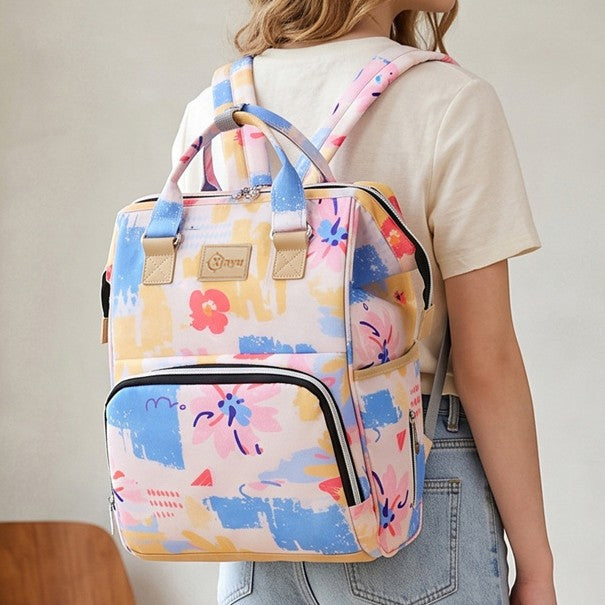 Stylische Mehrfach-Taschen Wickelrucksack Brehn