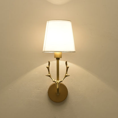 Geweih Wandleuchte