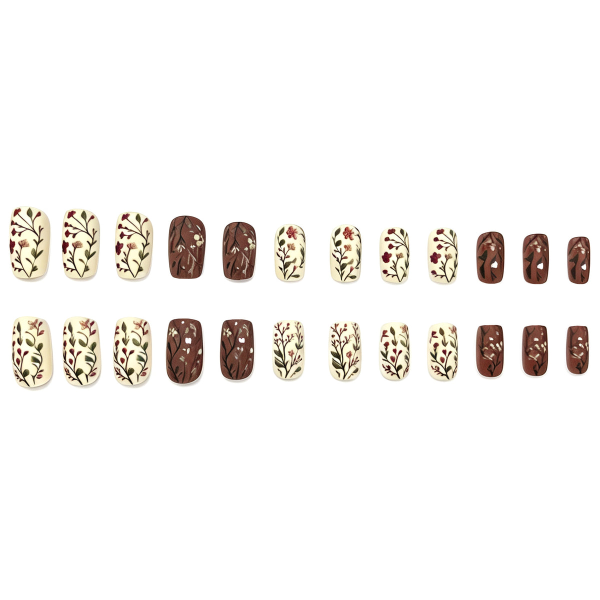 Blumeninspirierte Gel-Nail-Art Brehn