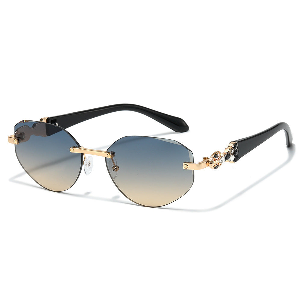 Dekorative Übergroße Schild-Sonnenbrille Brehn